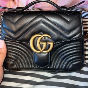 Black Gucci bag